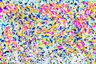 Elle çizilmiş dokuları olan yaratıcı, pürüzsüz desen. Soyut arkaplan. Puantiyeli desen. komik çizimler, noktalar, neşe, parti, çocuksu, renkli