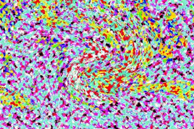 Elle çizilmiş dokuları olan yaratıcı, pürüzsüz desen. Soyut arkaplan. Puantiyeli desen. komik çizimler, noktalar, neşe, parti, çocuksu, renkli