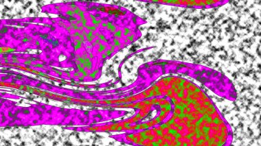 Modern tasarım çizimi. Çizgi ve renk bloğu geometrik şekiller. Pop sanat