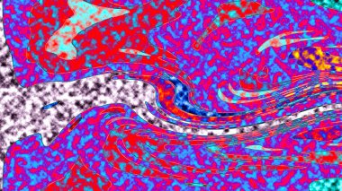 Modern tasarım çizimi. Çizgi ve renk bloğu geometrik şekiller. Pop sanat