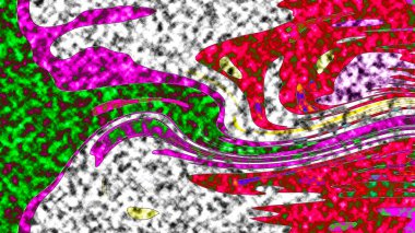 Modern tasarım çizimi. Çizgi ve renk bloğu geometrik şekiller. Pop sanat