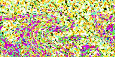 Elle çizilmiş dokuları olan yaratıcı, pürüzsüz desen. Soyut arkaplan. Puantiyeli desen. komik çizimler, noktalar, neşe, parti, çocuksu, renkli