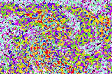 Elle çizilmiş dokuları olan yaratıcı, pürüzsüz desen. Soyut arkaplan. Puantiyeli desen. komik çizimler, noktalar, neşe, parti, çocuksu, renkli