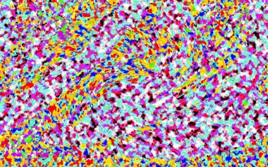 Elle çizilmiş dokuları olan yaratıcı, pürüzsüz desen. Soyut arkaplan. Puantiyeli desen. komik çizimler, noktalar, neşe, parti, çocuksu, renkli