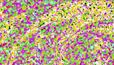 Elle çizilmiş dokuları olan yaratıcı, pürüzsüz desen. Soyut arkaplan. Puantiyeli desen. komik çizimler, noktalar, neşe, parti, çocuksu, renkli