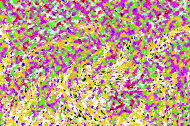 Elle çizilmiş dokuları olan yaratıcı, pürüzsüz desen. Soyut arkaplan. Puantiyeli desen. komik çizimler, noktalar, neşe, parti, çocuksu, renkli