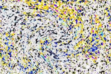 Elle çizilmiş dokuları olan yaratıcı, pürüzsüz desen. Soyut arkaplan. Puantiyeli desen. komik çizimler, noktalar, neşe, parti, çocuksu, renkli