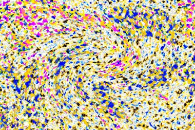 Elle çizilmiş dokuları olan yaratıcı, pürüzsüz desen. Soyut arkaplan. Puantiyeli desen. komik çizimler, noktalar, neşe, parti, çocuksu, renkli