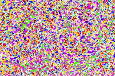 Elle çizilmiş dokuları olan yaratıcı, pürüzsüz desen. Soyut arkaplan. Puantiyeli desen. komik çizimler, noktalar, neşe, parti, çocuksu, renkli