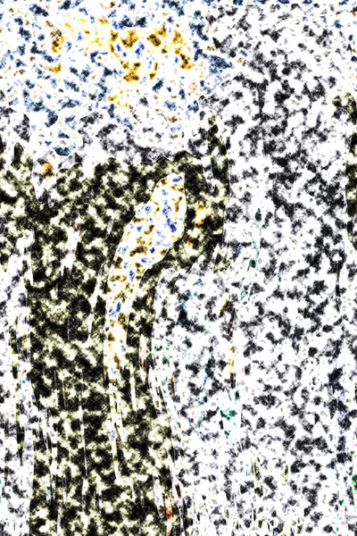 Modern tasarım çizimi. Çizgi ve renk bloğu geometrik şekiller. Pop sanat