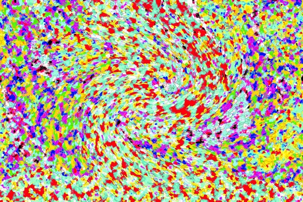 Elle çizilmiş dokuları olan yaratıcı, pürüzsüz desen. Soyut arkaplan. Puantiyeli desen. komik çizimler, noktalar, neşe, parti, çocuksu, renkli