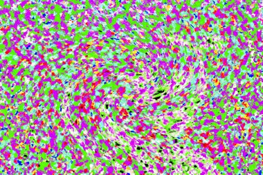 Elle çizilmiş dokuları olan yaratıcı, pürüzsüz desen. Soyut arkaplan. Puantiyeli desen. komik çizimler, noktalar, neşe, parti, çocuksu, renkli