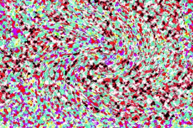 Elle çizilmiş dokuları olan yaratıcı, pürüzsüz desen. Soyut arkaplan. Puantiyeli desen. komik çizimler, noktalar, neşe, parti, çocuksu, renkli