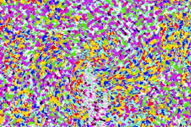 Elle çizilmiş dokuları olan yaratıcı, pürüzsüz desen. Soyut arkaplan. Puantiyeli desen. komik çizimler, noktalar, neşe, parti, çocuksu, renkli