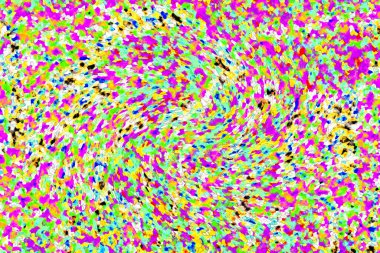 Elle çizilmiş dokuları olan yaratıcı, pürüzsüz desen. Soyut arkaplan. Puantiyeli desen. komik çizimler, noktalar, neşe, parti, çocuksu, renkli