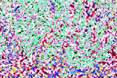 Elle çizilmiş dokuları olan yaratıcı, pürüzsüz desen. Soyut arkaplan. Puantiyeli desen. komik çizimler, noktalar, neşe, parti, çocuksu, renkli