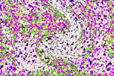 Elle çizilmiş dokuları olan yaratıcı, pürüzsüz desen. Soyut arkaplan. Puantiyeli desen. komik çizimler, noktalar, neşe, parti, çocuksu, renkli