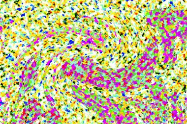 Elle çizilmiş dokuları olan yaratıcı, pürüzsüz desen. Soyut arkaplan. Puantiyeli desen. komik çizimler, noktalar, neşe, parti, çocuksu, renkli