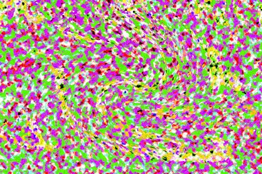 Elle çizilmiş dokuları olan yaratıcı, pürüzsüz desen. Soyut arkaplan. Puantiyeli desen. komik çizimler, noktalar, neşe, parti, çocuksu, renkli