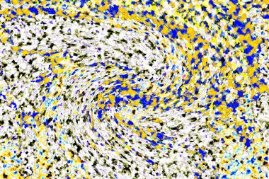 Elle çizilmiş dokuları olan yaratıcı, pürüzsüz desen. Soyut arkaplan. Puantiyeli desen. komik çizimler, noktalar, neşe, parti, çocuksu, renkli