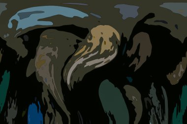 Mürekkep, soyut sanat, soyut çizgiler. Doku arka planı. düzensiz desen. Moda tasarımı. Ritmik gürültü parçacıkları. paketleme deseni