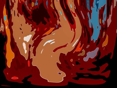 Mürekkep, soyut sanat, soyut çizgiler. Doku arka planı. düzensiz desen. Moda tasarımı. Ritmik gürültü parçacıkları. paketleme deseni