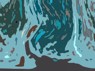 Mürekkep, soyut sanat, soyut çizgiler. Doku arka planı. düzensiz desen. Moda tasarımı. Ritmik gürültü parçacıkları. paketleme deseni