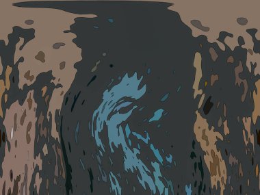 Mürekkep, soyut sanat, soyut çizgiler. Doku arka planı. düzensiz desen. Moda tasarımı. Ritmik gürültü parçacıkları. paketleme deseni