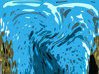 Mürekkep, soyut sanat, soyut çizgiler. Doku arka planı. düzensiz desen. Moda tasarımı. Ritmik gürültü parçacıkları. paketleme deseni