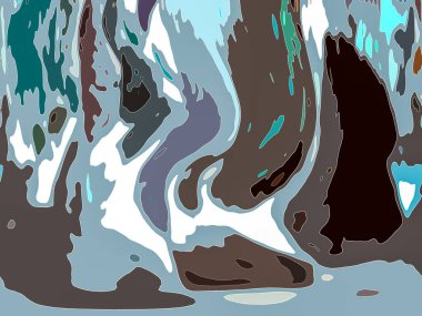 Mürekkep, soyut sanat, soyut çizgiler. Doku arka planı. düzensiz desen. Moda tasarımı. Ritmik gürültü parçacıkları. paketleme deseni