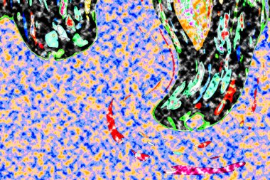 Renkli basit arka plan, dalgalı etkisi. Etkisi noktalarla. Ritmik ses parçacıklar. Tahıl doku. Renkli darbeleri ile duvar kağıdı. Duvar iç tasarım, lockscreen, paket için desen