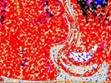 Renkli basit arka plan, dalgalı etkisi. Etkisi noktalarla. Ritmik ses parçacıklar. Tahıl doku. Renkli darbeleri ile duvar kağıdı. Duvar iç tasarım, lockscreen, paket için desen