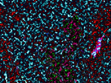 Renkli basit arka plan, dalgalı etkisi. Etkisi noktalarla. Ritmik ses parçacıklar. Tahıl doku. Renkli darbeleri ile duvar kağıdı. Duvar iç tasarım, lockscreen, paket için desen