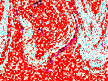 Renkli basit arka plan, dalgalı etkisi. Etkisi noktalarla. Ritmik ses parçacıklar. Tahıl doku. Renkli darbeleri ile duvar kağıdı. Duvar iç tasarım, lockscreen, paket için desen