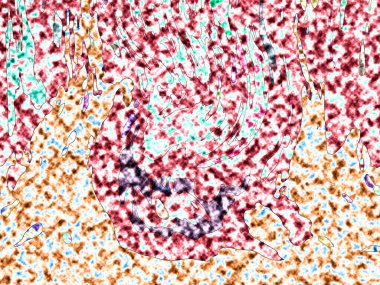 Renkli basit arka plan, dalgalı etkisi. Etkisi noktalarla. Ritmik ses parçacıklar. Tahıl doku. Renkli darbeleri ile duvar kağıdı. Duvar iç tasarım, lockscreen, paket için desen