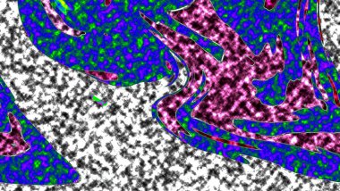 Renkli basit arka plan, dalgalı etkisi. Etkisi noktalarla. Ritmik ses parçacıklar. Tahıl doku. Renkli darbeleri ile duvar kağıdı. Duvar iç tasarım, lockscreen, paket için desen