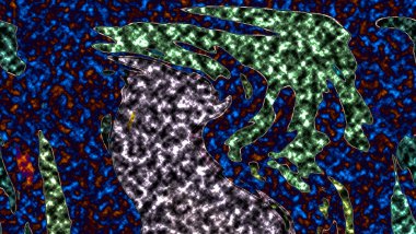 Renkli basit arka plan, dalgalı etkisi. Etkisi noktalarla. Ritmik ses parçacıklar. Tahıl doku. Renkli darbeleri ile duvar kağıdı. Duvar iç tasarım, lockscreen, paket için desen