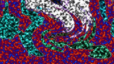 Renkli basit arka plan, dalgalı etkisi. Etkisi noktalarla. Ritmik ses parçacıklar. Tahıl doku. Renkli darbeleri ile duvar kağıdı. Duvar iç tasarım, lockscreen, paket için desen