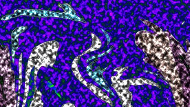 Renkli basit arka plan, dalgalı etkisi. Etkisi noktalarla. Ritmik ses parçacıklar. Tahıl doku. Renkli darbeleri ile duvar kağıdı. Duvar iç tasarım, lockscreen, paket için desen