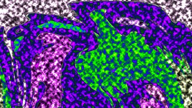 Renkli basit arka plan, dalgalı etkisi. Etkisi noktalarla. Ritmik ses parçacıklar. Tahıl doku. Renkli darbeleri ile duvar kağıdı. Duvar iç tasarım, lockscreen, paket için desen