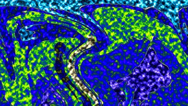 Renkli basit arka plan, dalgalı etkisi. Etkisi noktalarla. Ritmik ses parçacıklar. Tahıl doku. Renkli darbeleri ile duvar kağıdı. Duvar iç tasarım, lockscreen, paket için desen