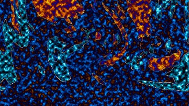 Renkli basit arka plan, dalgalı etkisi. Etkisi noktalarla. Ritmik ses parçacıklar. Tahıl doku. Renkli darbeleri ile duvar kağıdı. Duvar iç tasarım, lockscreen, paket için desen