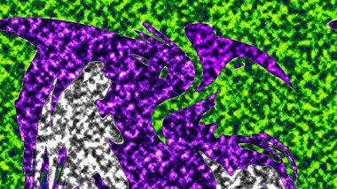 Renkli basit arka plan, dalgalı etkisi. Etkisi noktalarla. Ritmik ses parçacıklar. Tahıl doku. Renkli darbeleri ile duvar kağıdı. Duvar iç tasarım, lockscreen, paket için desen