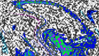 Renkli basit arka plan, dalgalı etkisi. Etkisi noktalarla. Ritmik ses parçacıklar. Tahıl doku. Renkli darbeleri ile duvar kağıdı. Duvar iç tasarım, lockscreen, paket için desen