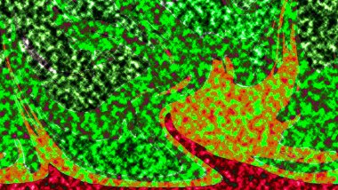 Renkli basit arka plan, dalgalı etkisi. Etkisi noktalarla. Ritmik ses parçacıklar. Tahıl doku. Renkli darbeleri ile duvar kağıdı. Duvar iç tasarım, lockscreen, paket için desen