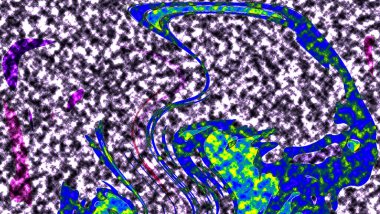 Renkli basit arka plan, dalgalı etkisi. Etkisi noktalarla. Ritmik ses parçacıklar. Tahıl doku. Renkli darbeleri ile duvar kağıdı. Duvar iç tasarım, lockscreen, paket için desen