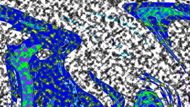Renkli basit arka plan, dalgalı etkisi. Etkisi noktalarla. Ritmik ses parçacıklar. Tahıl doku. Renkli darbeleri ile duvar kağıdı. Duvar iç tasarım, lockscreen, paket için desen