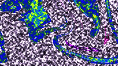Renkli basit arka plan, dalgalı etkisi. Etkisi noktalarla. Ritmik ses parçacıklar. Tahıl doku. Renkli darbeleri ile duvar kağıdı. Duvar iç tasarım, lockscreen, paket için desen