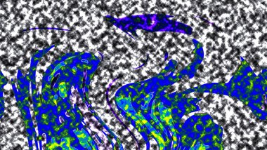 Renkli basit arka plan, dalgalı etkisi. Etkisi noktalarla. Ritmik ses parçacıklar. Tahıl doku. Renkli darbeleri ile duvar kağıdı. Duvar iç tasarım, lockscreen, paket için desen