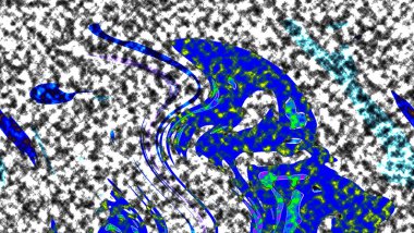 Renkli basit arka plan, dalgalı etkisi. Etkisi noktalarla. Ritmik ses parçacıklar. Tahıl doku. Renkli darbeleri ile duvar kağıdı. Duvar iç tasarım, lockscreen, paket için desen